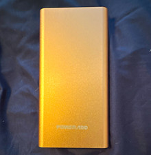 POWERADD 12000 mAh Power Bank Dual USB Ports USB/Micro-USB Metallic Gold