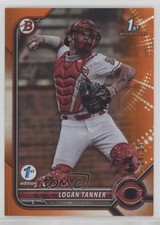 2022 Bowman Draft 1st Edition Orange Foil 4/25 Logan Tanner #BD-55 9pa