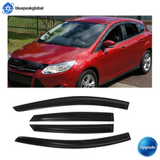 Genuine 4pcs Ford Focus 2012-2018 Hatchback Sedan Window Visors Vent Rain Guards