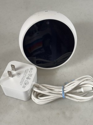 Amazon Echo Spot VN94DQ White Smart Alarm Clock Assistant Alexa 