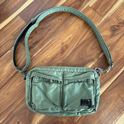 #ad PORTER Yoshida Bag Tanker Sage Green Shoulder Bag Stylish Modern $148.03
