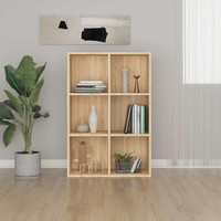 BüCherregal/Sideboard Sonoma-Eiche 66X30X98 Cm Holzwerkstoff