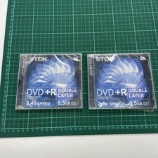 TDK DVD 2 Pack DVD+R 8.5GB 2.4X Blank Double Layer Brand New & Sealed