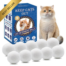 Cat Deterrent Outdoor Indoor: 10Pack 100 10 Ounce Pack of 1 , Bluie