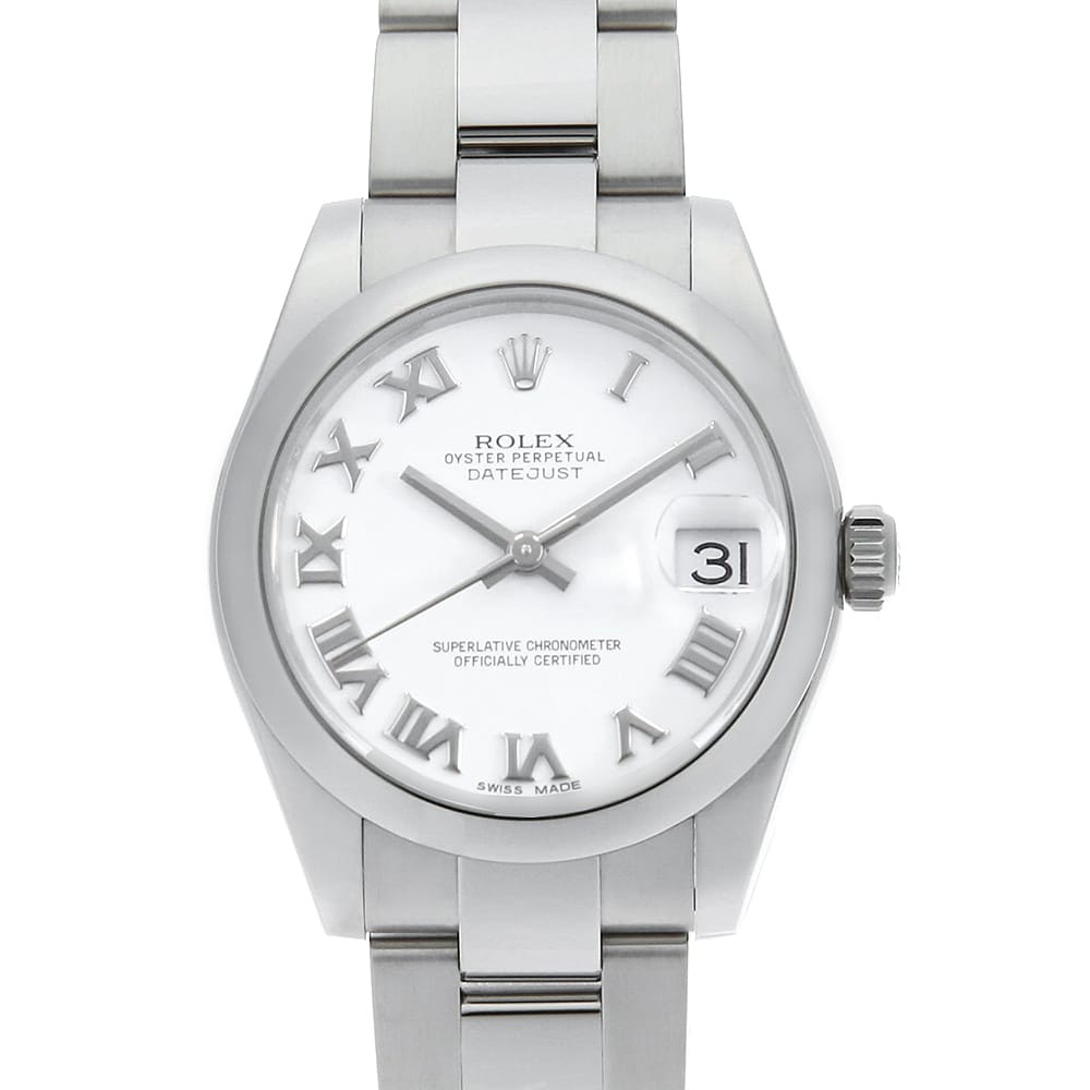 Number Random Boys Rome ROLEX (Unisex) 178240 second Datejust white hand - vintagewatches.pk