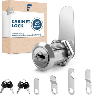 Mailbox Lock Letters 25mm Mobile Cylinder Cabinet 5 Cam Key