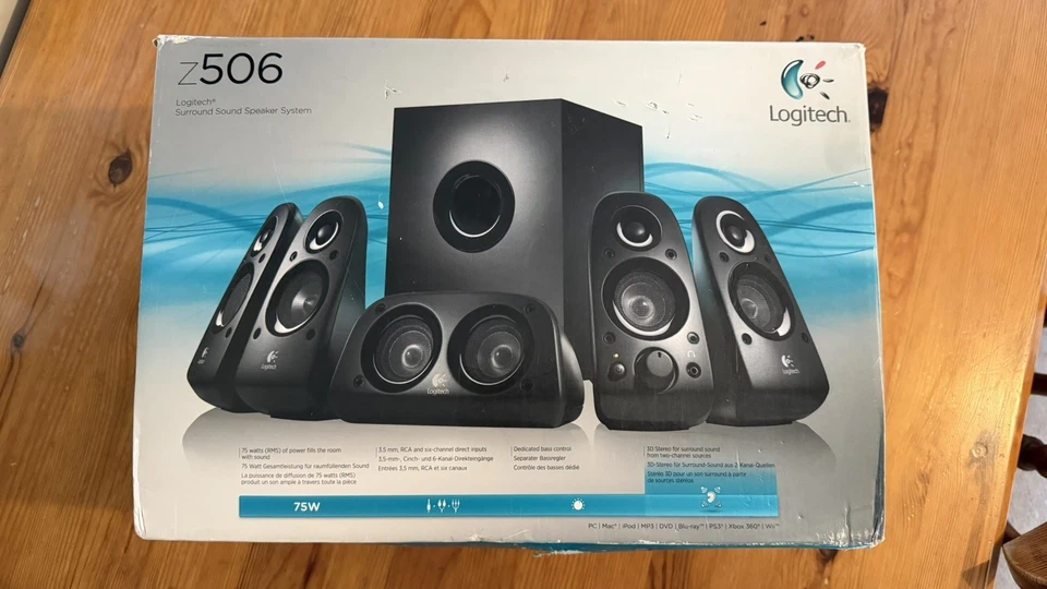 Logitech Z506 5.1 Sistema di altoparlanti surround con subwoofer. Con scatola.  - Immagine 2 di 2