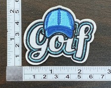 Golf Embroidered Iron On Patch