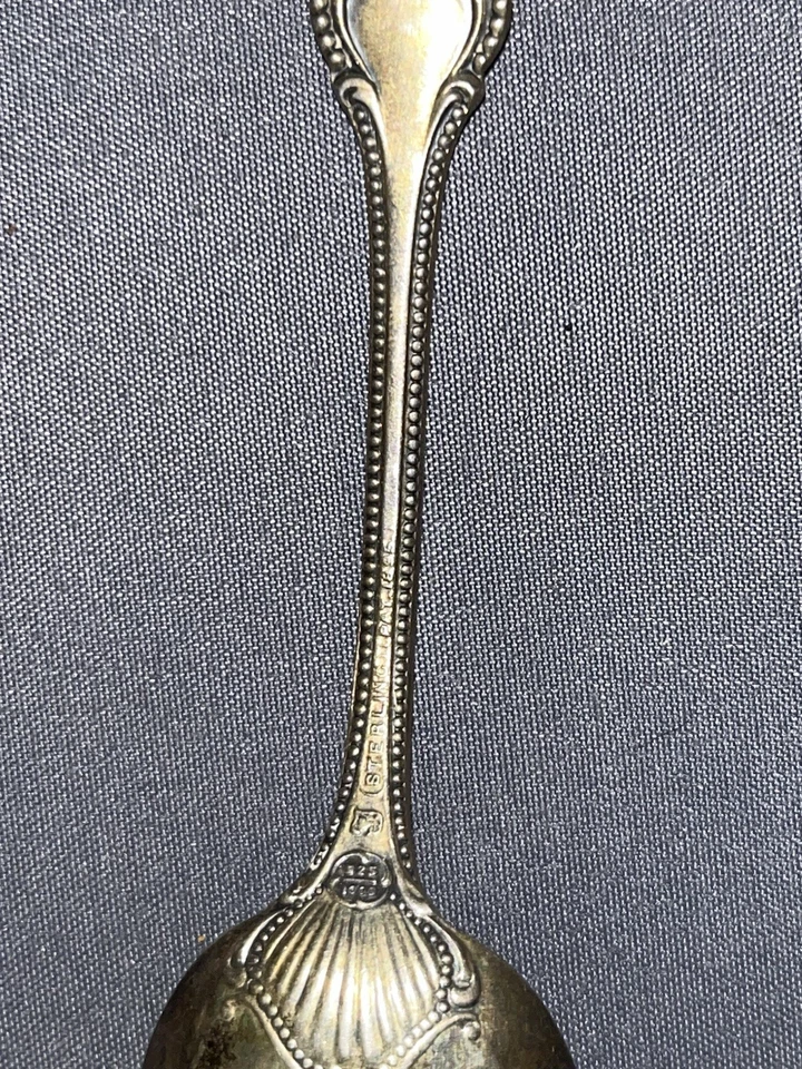 Toalha antiga colonial colher de prata esterlina maciça 0,925/Rogers Bros Old Colony SP - Imagem 4 de 4
