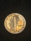1941-P Silver Mercury Dime, Colorful Album Toning — photo 2