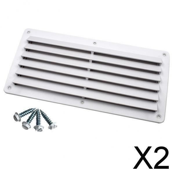 2X Schwerlast Marine Boot Lamellierte Ventilationsgitter LüFtungsabdeckung-image