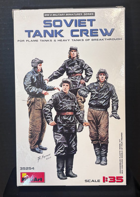MiniArt 1/35 Soviet Tank Crew (Breakthrough) #35254 Figures - NEW