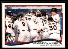 2014 Topps Henderson Alvarez #132 Miami Marlins