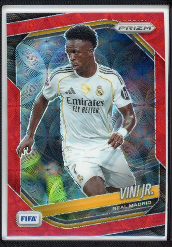 2025-26 Panini Prizm Fifa Choice Vini Jr. Red Prizm #55/88 (AP)