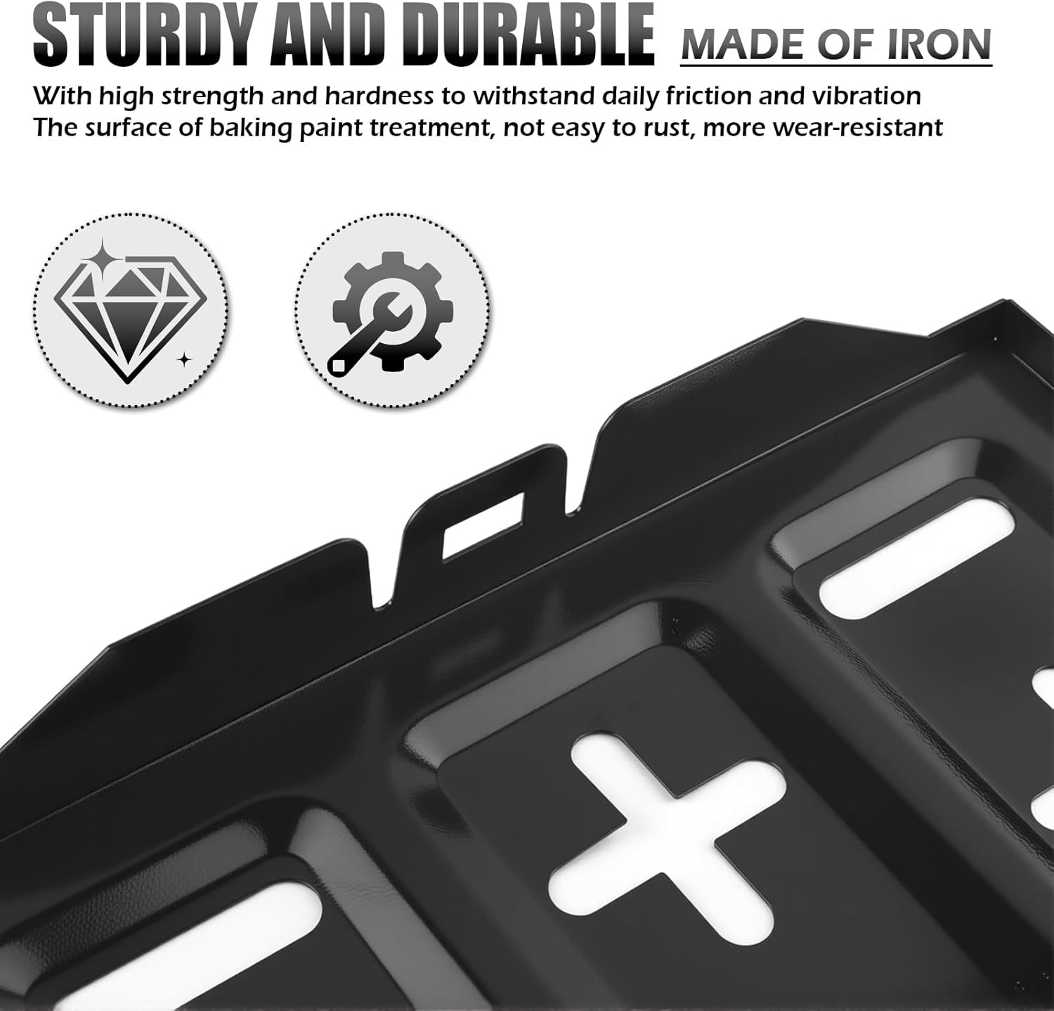 Car Battery Tray,Heavy Duty Battery Tray for Car Used as Batteries Mounting Hold