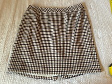 TALBOTS Woman Skirt Size 18W Lined Elastic Waist Tweed Pattern