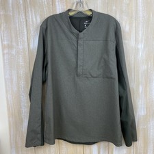 Nike Shield Half-Zip Golf Jacket Olive Green Size L