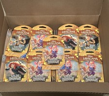 Lot of 135 - Disney Lorcana Wilds Unknown Sealed Sleeved Booster Pack TCG
