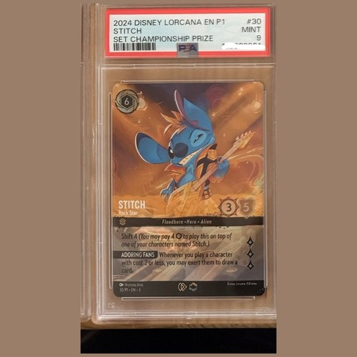 Stitch - Rock Star graded PSA 9 for sale on eBay
