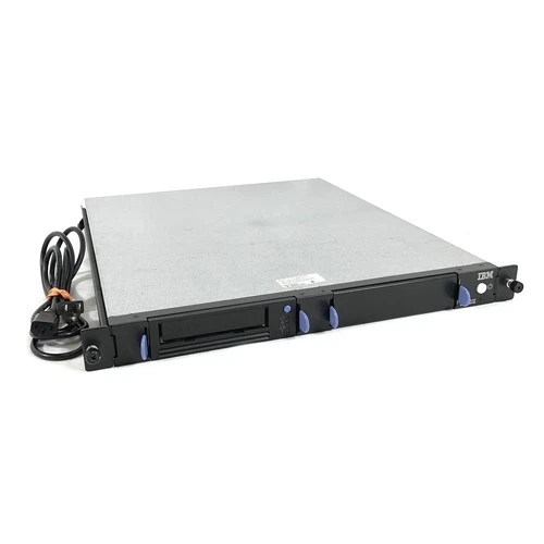 Dual SAS IBM Server RACK Enclosure 8765-1UX w/ LTO Ultrium 3-H Tape Drive