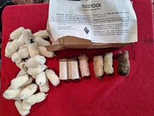 12 Gauge Shotgun Swabs Mops English Made KEZ Tico Tool Bore Cleaner Pull Thru 