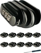 Gun Trigger Lock, 3 Digit Set Own Combination Lock Password- Universal Fits... 