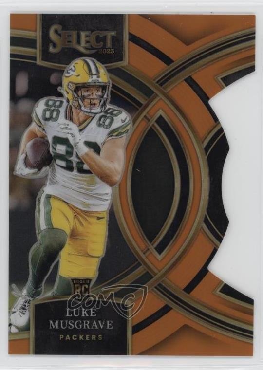 2023 Select Premier Level Orange Prizm Die-Cut /399 Luke Musgrave Rookie RC 2jg