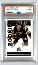 David Pastrnak 2014-15 Ultra Rookie #222 *DL* PSA 10 Boston Bruins