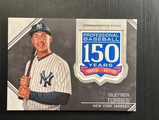 2019 Topps 150th Anniversary Manufactured Patches #AMPGT Gleyber Torres