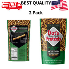 Dot s Pretzels Parmesan Garlic Pretzel Twists 16oz Pack of 2 Seasoned Snack Bulk