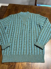 Vintage 100 Virgin Wool Sweater Unique Color And Pattern