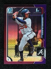 2015 Bowman Chrome Prospects Purple Refractor 101/250 Ozzie Albies #BCP71 4l3