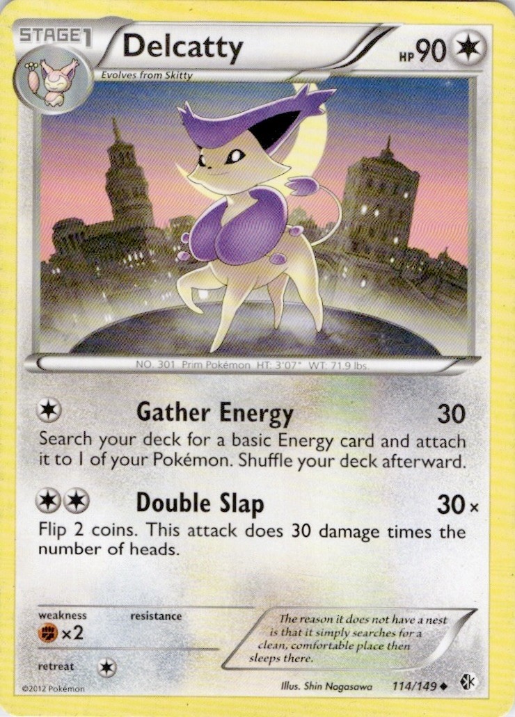 Delcatty 114/149 Uncommon Boundaries Crossed Pokemon Lightly Played