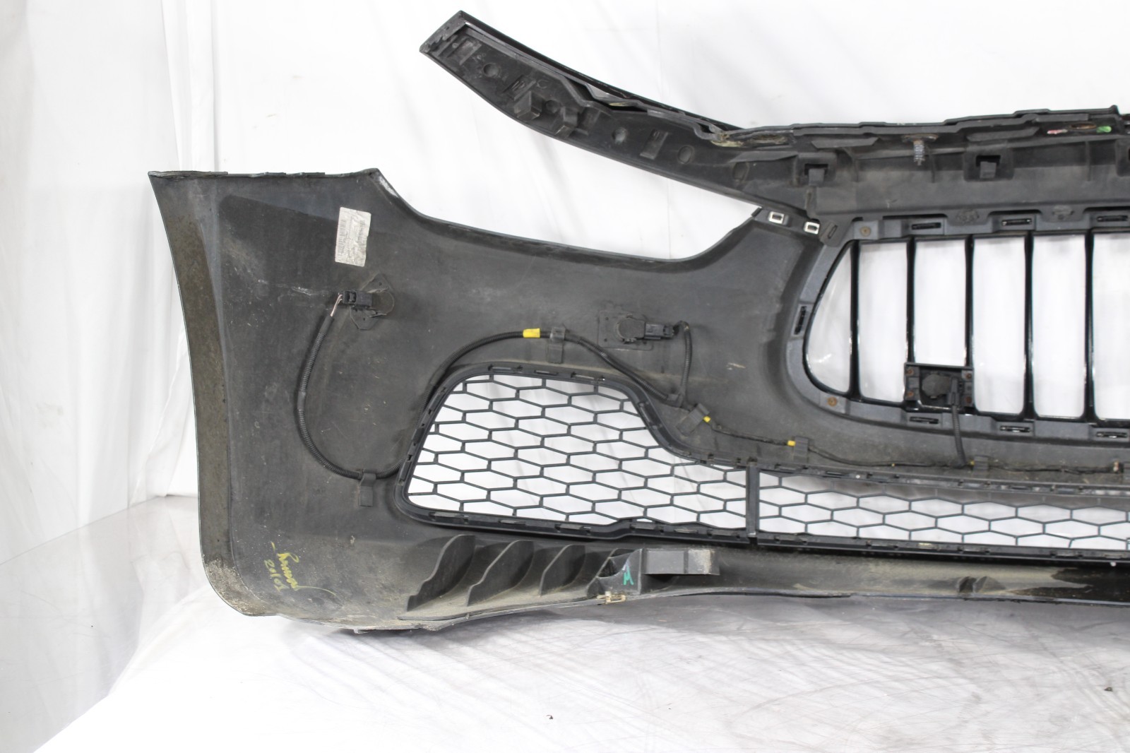 🚀 14-17 Maserati Ghibli Front Bumper Cover Complete W/Grills & Sensor Black OEM