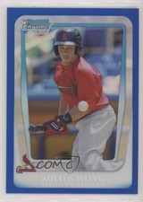 2011 Bowman Draft Chrome Prospects Blue Refractor 93/199 Kolten Wong #BDP90 i6j