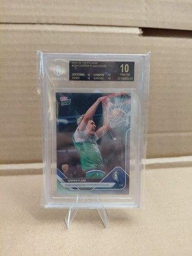 2025-26 Topps Now Cooper Flagg RC BGS BLACK LABEL!