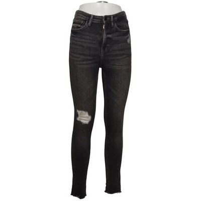 Mango Denim, Jeans, Größe: 34, Soho, Grau, Einfarbig, Denim, Damen #vw4