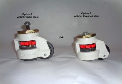 Foot Master Footnastor CD-80 Machine Caster Leveling Stem-Mount Swivel Max 4900N