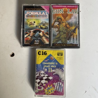 Commodore 16 / C16 / Plus 4 Game RARE 3x Games Lot