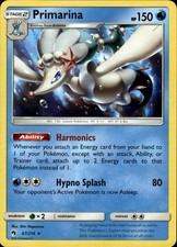 Primarina 67/214 Rare Lost Thunder Pokemon Lightly Played