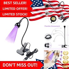 Efficient USB Powered 3W LED UV Lamp - Perfect for Nail Curing Stain Detection