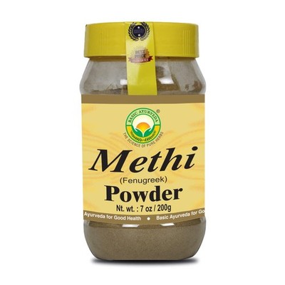Basic Ayurveda Methi Pulver, Bockshornklee 200gm