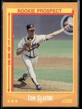 1988 Score Tom Glavine Rookie #638 Atlanta Braves