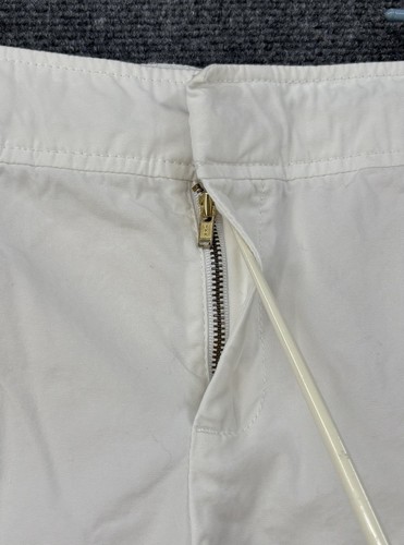 Lilly Pulitzer Womens 14 White High Rise Shorts Flat Front 9.5” Inseam Preppy - Bild 8 von 15