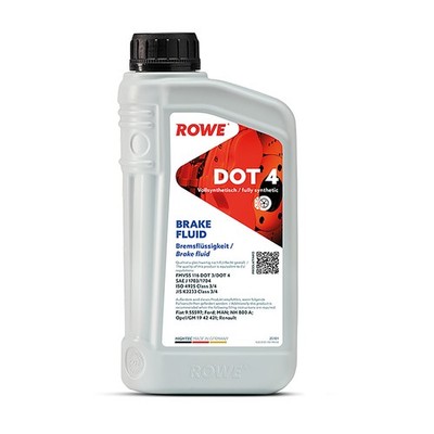 ROWE Hightec Brake Fluid DOT 4 Bremsflüssigkeit 1 Liter 25101-0010-99