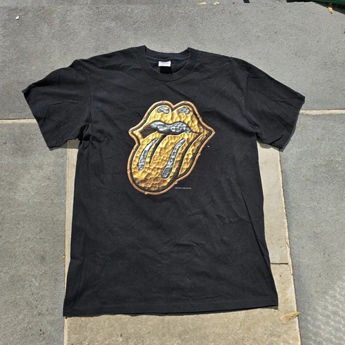 ROLLING STONES SOLDIER FIELD CHICAGO Single Stitch 1990s vintage concert t-shirt, vintage, size XL, single stitch, B+ condition