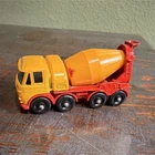 Lesney Matchbox Series No. 21 Foden Cement Mixer Truck Diecast Yellow Red