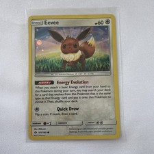 Eevee 101/149 Set Base Sole e Luna Carta Pokemon Cosmo Holo NM