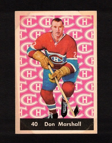 Don Marshall #40 1961 Parkhurst card