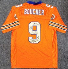 RARE Waterboy Cast Signed Jersey w/ QUOTES Sandler Winkler Schneider Beckett BAS